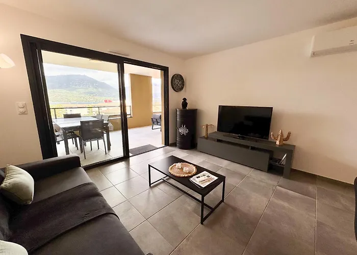 T2 Moderne Avec Vue Et Proche Centre-ville Lejlighed Propriano (Corsica)
